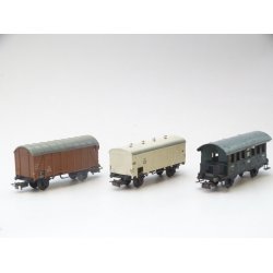 JBL 3 slidte vogne  MRKLIN. 1 x 4000, 1 x 4508, 1 x 4506. H0. Brugt