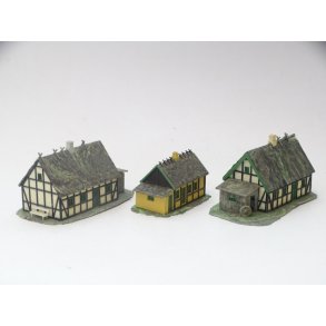 JBL 506 Heljan. 3 bygninger til Grden. H0. Brugt.