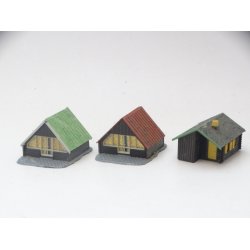 JBL 503 Heljan. 3 sommerhuse. H0. Brugt.