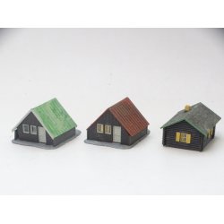 JBL 503 Heljan. 3 sommerhuse. H0. Brugt.