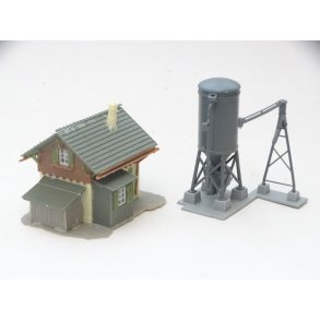 JBL 521 FALLER. Kontrol trn med en form for silo anlg. H0. Brugt.