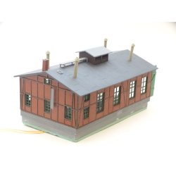 CB Remise med lys lavet af Auhagen.. H0. Brugt