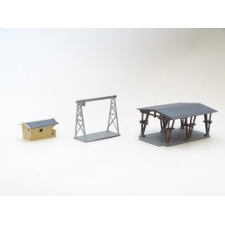 CB Tre forskellige ting. H0. Brugt.