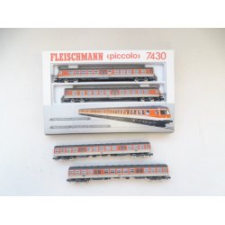 IHD 7430 + 2 x 7432 FLEISCHMANN. Nrtrafik st. N. Brugt.