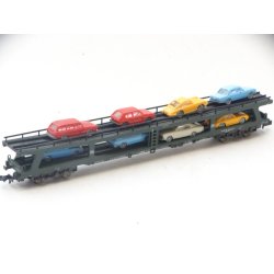 IHD 5275 B FLEISCHMANN. 2 x Autotransport m. 8 biler.. N. Brugt.