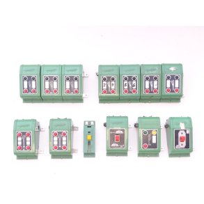 IHD Kontrolpulte. FLEISCHMANN. 13 stk. Brugt.