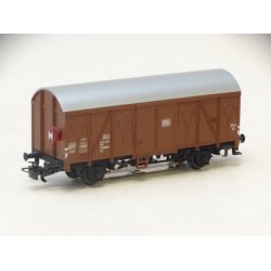 PK 4411 MRKLIN. Lukket godsvogn med baglys. H0. Brugt