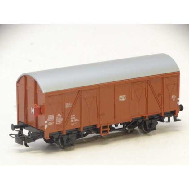 PK 4411 MRKLIN. Lukket godsvogn med slutlys.. H0. Brugt