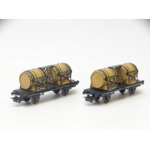 PK 4510 MRKLIN. 2 stk. flotte vinvogne. H0. Brugt