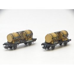 PK 4510 MRKLIN. 2 stk. flotte vinvogne. H0. Brugt