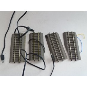 FV 42512 ROCO. 4 strmtilslutninger. 11,5 cm. H0. Brugt.