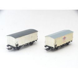 PK PIKO 4. Lukket godsvogne "Martini" + en stk mere. Flot. H0. Brugt.