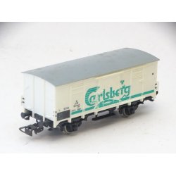 PK PIKO CARLS. Lukket godsvogn. Flot. H0. Brugt.