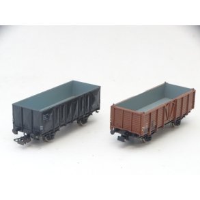 PK PIKO 1. ben godsvogn. Flot. H0. Brugt.