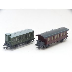 PK PIKO Personvogne. H0. Brugt.