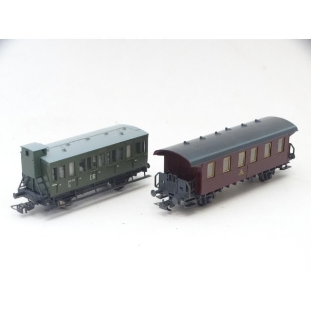 PK PIKO Personvogne. H0. Brugt.