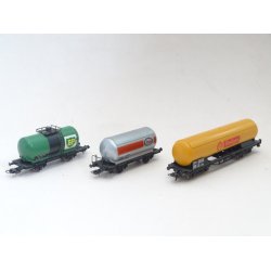 PK. 3 tankvogne. LIMA. Tankvogne. H0. Brugt