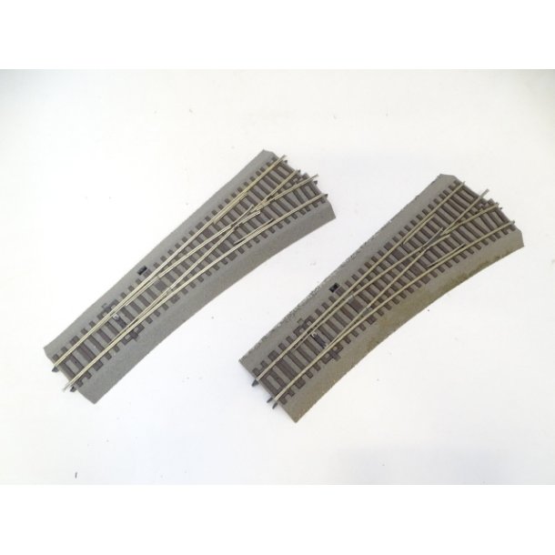 FV Wr 15 ROCO. Hjre Sporskifte uden drev. H0. Brugt.