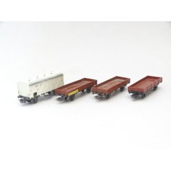 PK LOT 4 MRKLIN. 3 vogne i mindre pn stand. H0. Brugt