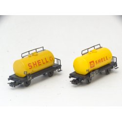 PK 4442 MRKLIN. 2 x SHELL tankvogn. H0. Brugt