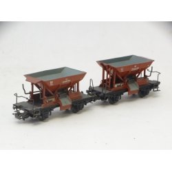 PK 2 x 4610. MRKLIN. Samling med 2 4610 ballast vogne. H0. Brugt