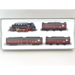 FV 26508 MRKLIN. St med dogotalt damplokomotiv og DB vogne i rdt. H0. Digital. Brugt.