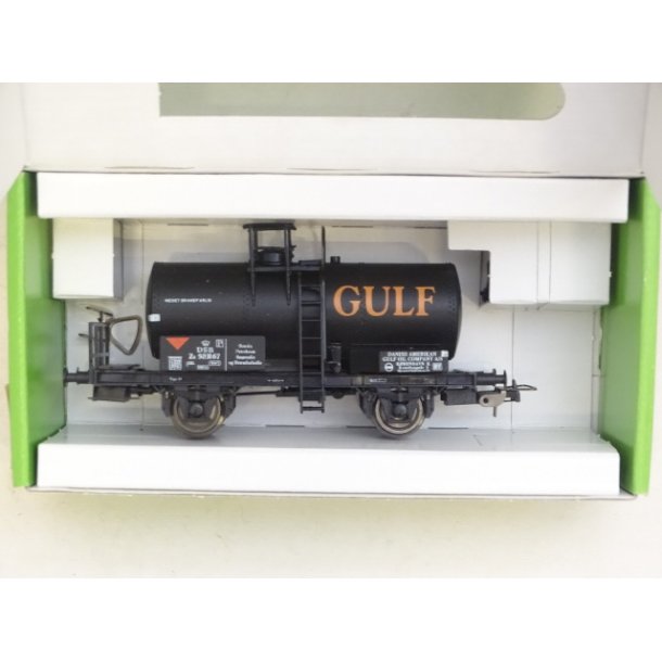 BRUGT  OP 16082 Sachsenmodelle. Litra Ze Gulf tankvogn. H0. Brugt