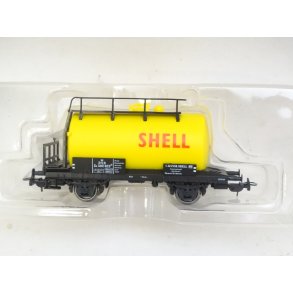 BRUGT  OP 96068 Piko tankvogn fra Shell Uden ICA. H0. Brugt