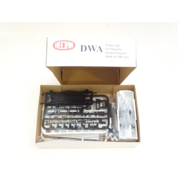 BRUGT OP DWA. Fiskevogn "I7S Skandie". DSB Zf 500 161. H0. Brugt
