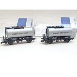 BRUGT OP 66175 ROCO. s�t med 2 db tankvogne. H0, Brugt