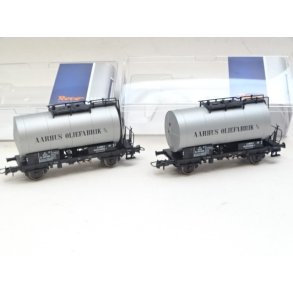 BRUGT OP 66175 ROCO. s�t med 2 db tankvogne. H0, Brugt