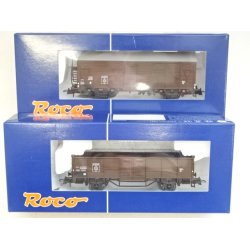 BRUGT OP 45952 ROCO. s�t med 2 das vogne. H0, Brugt