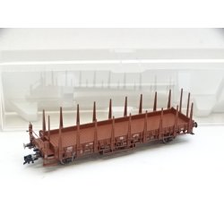 BRUGT OP 5923 FLEISCHMANN. DB Rms 31 Fladvogn med k�bskinner. H0. Brugt.