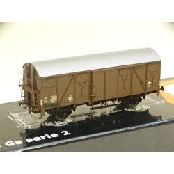 OP 0405. MCK. DSB Gs 42638. Lukket godsvogn med s�lvtag. H0. Brugt