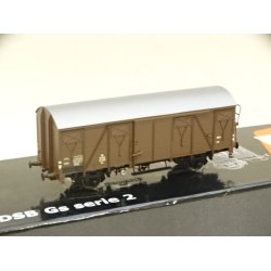 OP 0404. MCK. DSB Gs 42532. Lukket godsvogn med s�lvtag. H0. Brugt