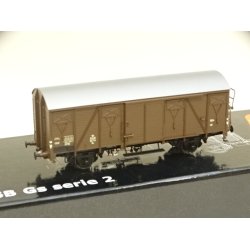 OP 0406. MCK. DSB Gs 42714. Lukket godsvogn med s�lvtag. H0. Brugt