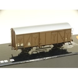 OP 0603. MCK. DSB G 40090. Lukket godsvogn med s�lvtag. H0. Brugt