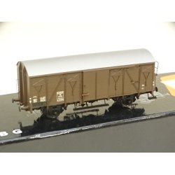 OP 0604. MCK. DSB G 40559. Lukket godsvogn med s�lvtag. H0. Brugt