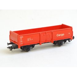 KIR Flad Rd. ROCO. Fladvogn fra CARGO Litra E. H0. Brugt