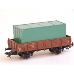 KIR 56161 ROCO. DB 010. med hus p ladet. H0. Brugt