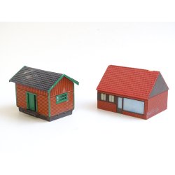 HT 1015. Heljan 2 stk pne bygninger. H0. Brugt