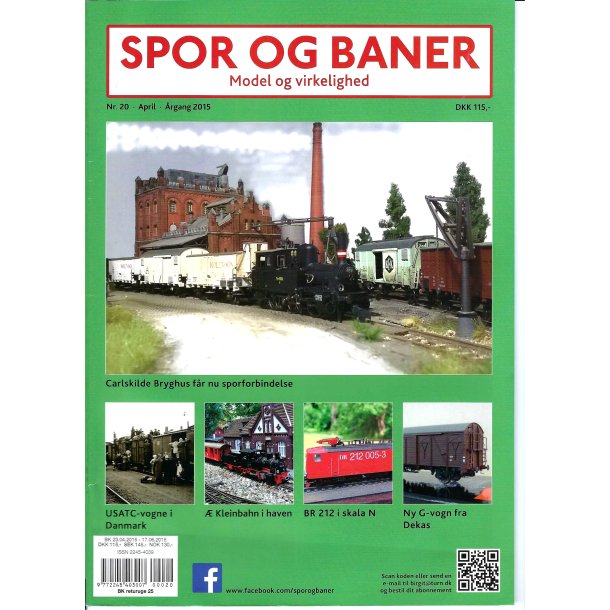 Spor og Baner 20 2015. Brugt. Pnt og nydelig.