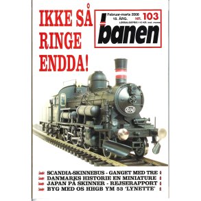 BANEN 103. Pnt og nydeligt. Brugt