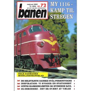 BANEN 72. Pnt og nydeligt. Brugt