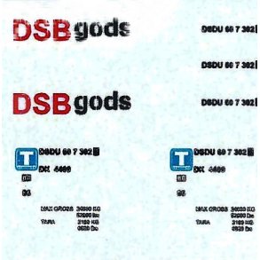 CONTAINER. DSB gods 40 fod. H0. 