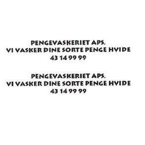 BIL / LASTBIL. Pengevaskeriet ...  H0.