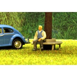 1022 Rund Bnk (om et tr). H0