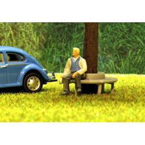 1022 Rund Bnk (om et tr). H0