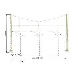 4162 VIESSMANN - H0 - St til 3 spor