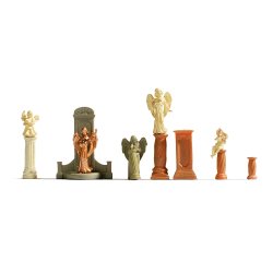 14872 NOCH. Gravsten og statuer. H0